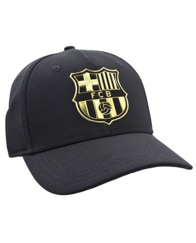 Cappellino con Visiera Barcellona F.C. Junior Kids Regolabile  Nero Oro 5001GBNOP