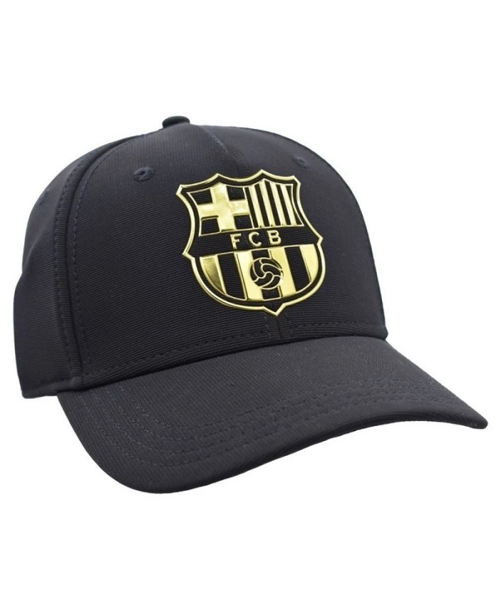 Cappellino con Visiera Barcellona F.C. Junior Kids Regolabile  Nero Oro 5001GBNOP
