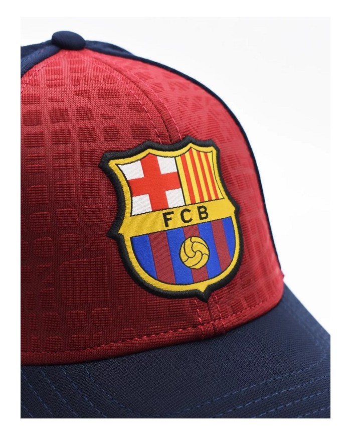 Cappellino con Visiera Barcellona F.C. Adulto Regolabile Blu Bordeaux 5001GEXCN