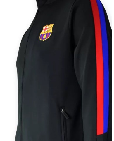 Tuta da Allenamento Barcelona F.C. 25/26 Nera Adulto Traspirante 5002CHOU Tuta da Allenamento Barcelona F.C. 25/26 Nera Adulto Traspirante 5002CHOU