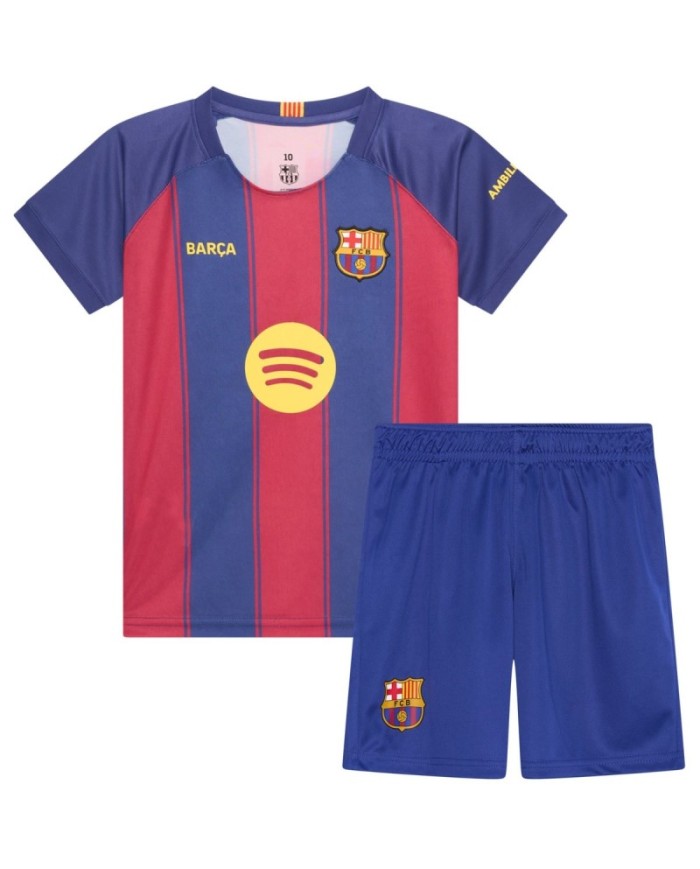 Completino da Calcio Barcelona F.C. 25/26 Kit Replica Casa Junior Kid Blaugrana BC19 Completino da Calcio Barcelona F.C. 25/26 Kit Replica Casa Junior Kid Blaugrana BC19