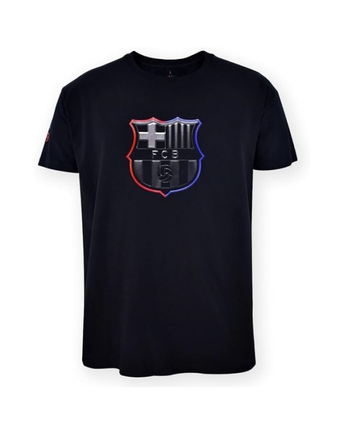 T-Shirt in Cotone F.C. Barcelona Nera Junior Kids Girocollo 5001CEBP