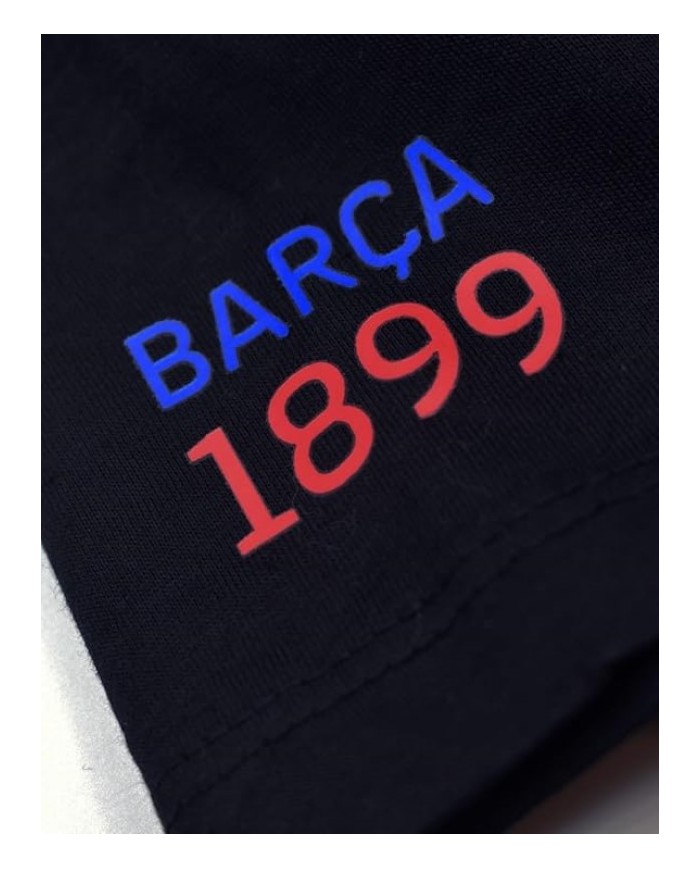 T-Shirt in Cotone F.C. Barcelona Nera Junior Kids Girocollo 5001CEBP
