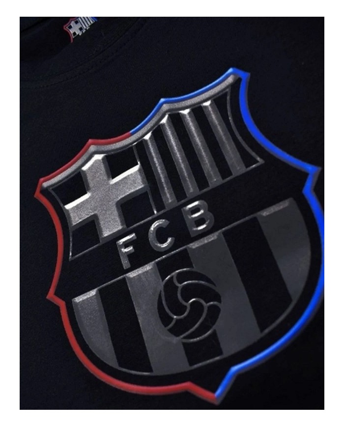 T-Shirt in Cotone F.C. Barcelona Nera Junior Kids Girocollo 5001CEBP