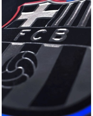 T-Shirt in Cotone F.C. Barcelona Nera Junior Kids Girocollo 5001CEBP