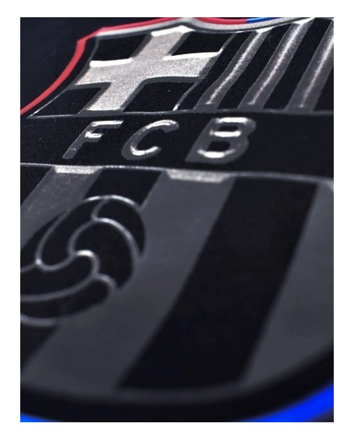 T-Shirt in Cotone F.C. Barcelona Nera Junior Kids Girocollo 5001CEBP