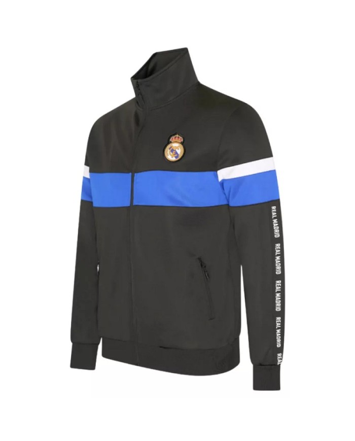 Tuta da Allenamento Real Madrid 25/26 Junior Kids Traspirante Nera RM2CHP24P