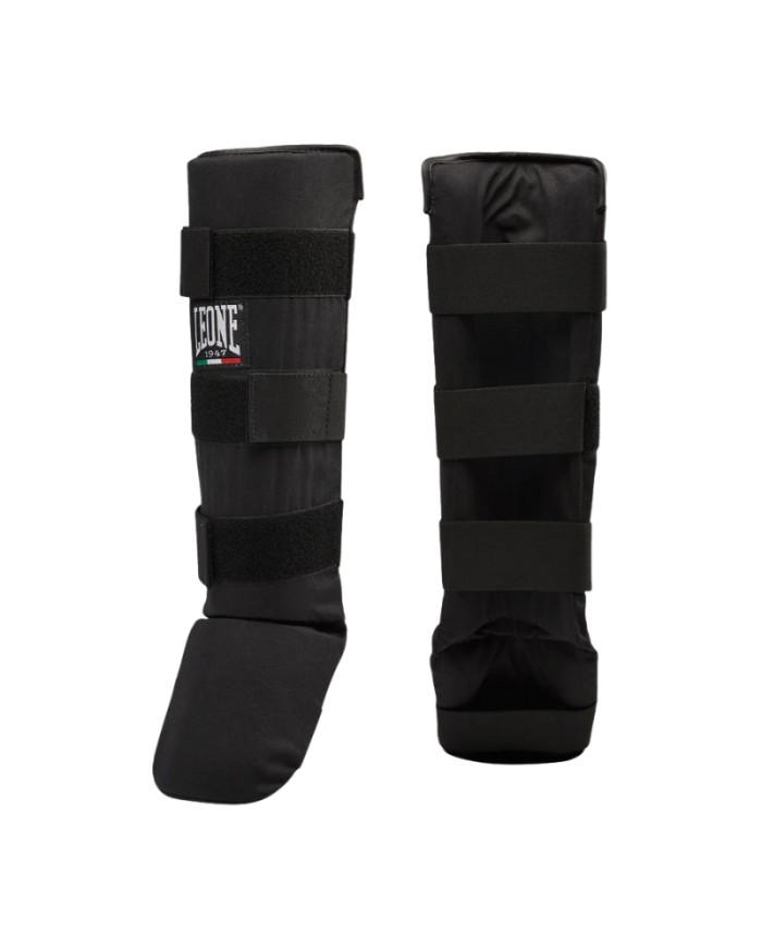 Paratibia con Parapiede Leone PT132-01 Nero Unisex Kickboxing Paratibia con Parapiede Leone PT132-01 Nero Unisex Kickboxing