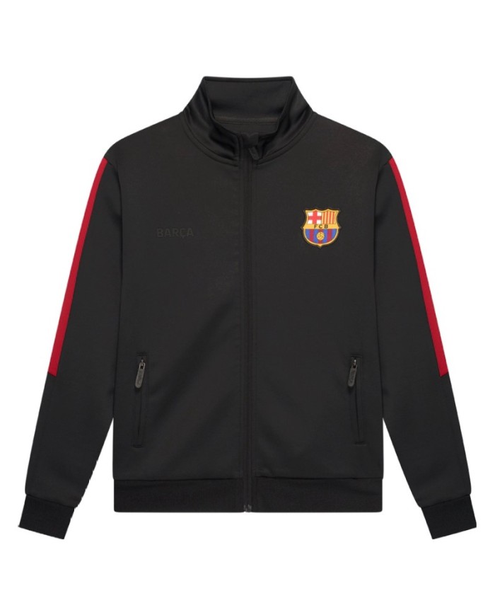 Tuta da Allenamento Barcelona F.C. 25/26 Nera Junior Kids Traspirante 5002CHOUP