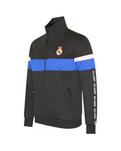 Tuta da Allenamento Real Madrid 25/26 Adulto Traspirante Nera RM2CHP24 Tuta da Allenamento Real Madrid 25/26 Adulto Traspirante Nera RM2CHP24