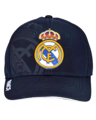 Cappellino con Visiera Real Madrid Adulto Blu Regolabile RM3GO12
