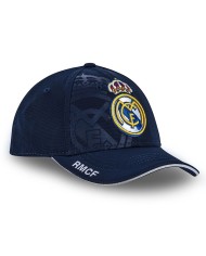 Cappellino con Visiera Real Madrid Adulto Blu Regolabile RM3GO12