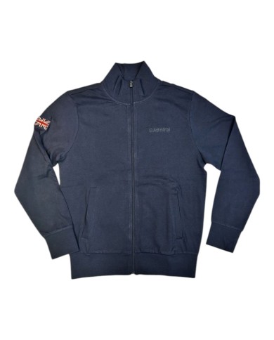 Felpa da Uomo Admiral AD2847EI003 Blu Full Zip in Cotone