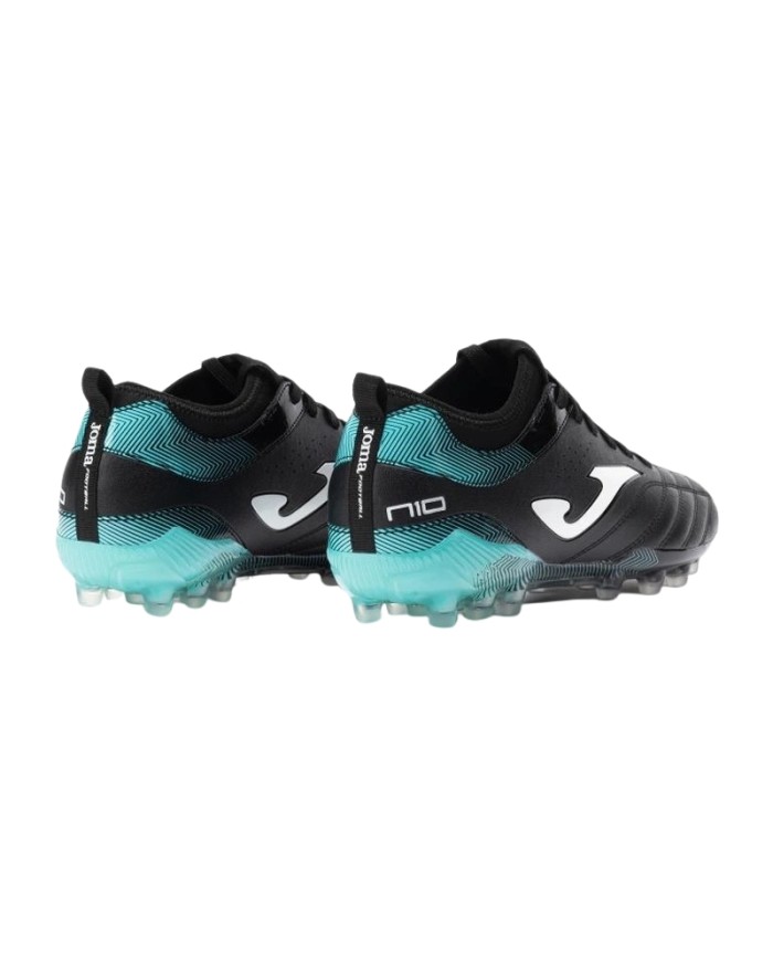 Scarpe da Calcio Joma Numero 10 2531 Nero Turchese Adulto Artificial Glass N10W2531AG
