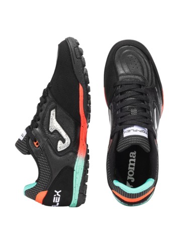 Scarpe da Calcetto Joma Top Flex 2501 Adulto Turf Pelle Nera TOPW2501TF
