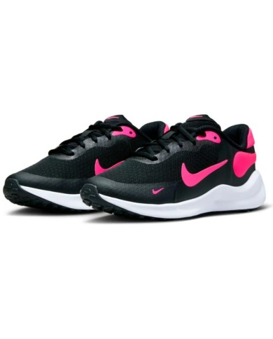 Scarpa da Running Ragazzo Nike Revolution 7 Sneakers Nero Rosa FB7689002 Scarpa da Running Ragazzo Nike Revolution 7 Sneakers Nero Rosa FB7689002