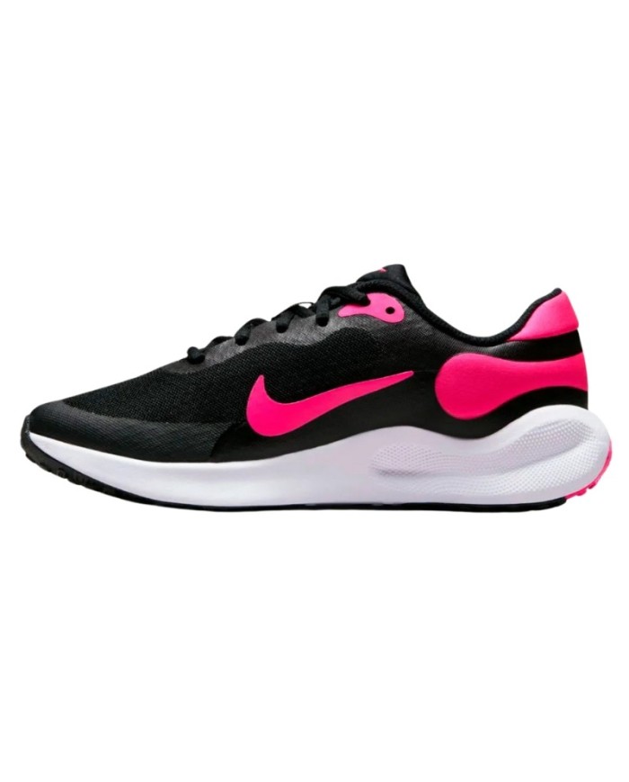 Scarpa da Running Ragazzo Nike Revolution 7 Sneakers Nero Rosa FB7689002 Scarpa da Running Ragazzo Nike Revolution 7 Sneakers Nero Rosa FB7689002