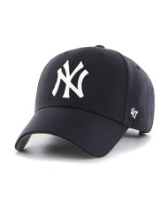 Cappello con Visiera '47 NY Yankees Raised Basic Blu Regolabile BRAC17CTPNY
