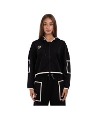 Felpa da Donna Givova ITALY LONG LF35 Nero Avorio Full Zip LF35-1098