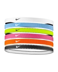 Fasce per Capelli Nike Flex Classici x6 Elastici Multicolore N1011927702