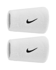 Coppia Polsini Nike Swoosh Tergisudore Nero Tennis Fitness Basket N1012405010