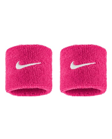 Coppia Polsini Nike Swoosh Tergisudore Fuxia Tennis Fitness Basket N1012405639