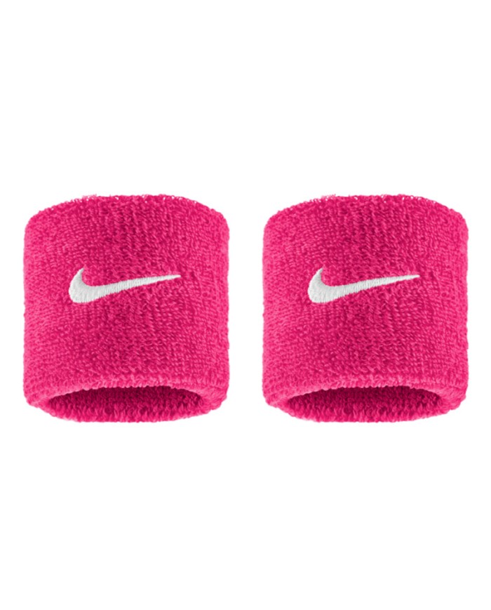 Coppia Polsini Nike Swoosh Tergisudore Fuxia Tennis Fitness Basket N1012405639