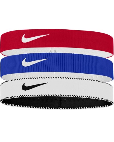 Fasce per Capelli Nike Flex Wide x3 Tennis Padel Running Multicolore N1011932648