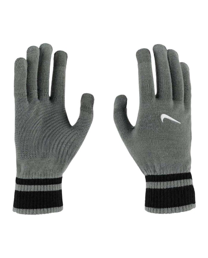 Guanti da Adulto in Acrilico Nike Tech Grip Touchscreen Unisex Grigio Nero N1011919076