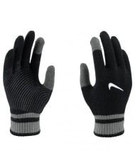Guanti da Adulto in Acrilico Nike Tech Grip Touchscreen Unisex Grigio Nero N1011919076