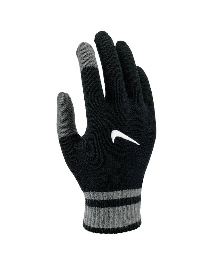 Guanti da Adulto in Acrilico Nike Tech Grip Touchscreen Unisex Nero Grigio N1011919088