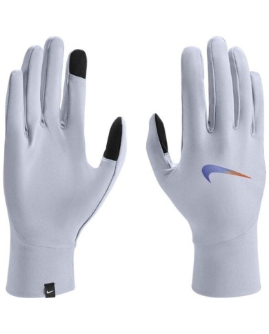 Guanti da Running Nike Uomo Pacer Lightweight Argento N10105333067