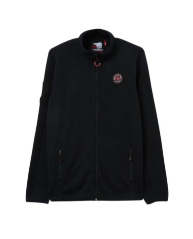 Sherpa da Uomo Full Zip Canada Trail Nero CDUAI25717