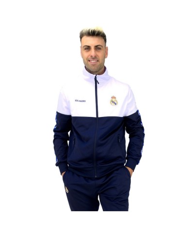 Tuta da Allenamento Real Madrid 25/26 Adulto Traspirante Bianco Blu RM2CHP23