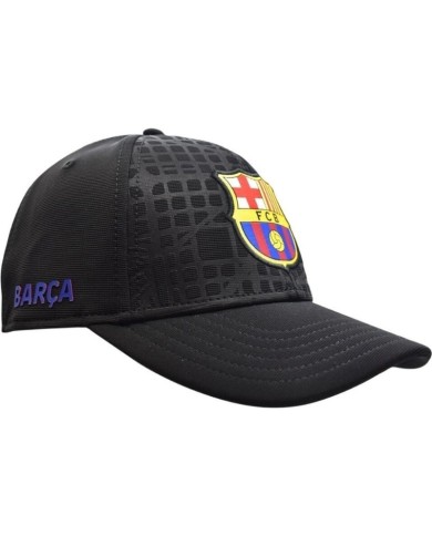 Cappellino con Visiera Barcellona F.C. Junior Kids Regolabile Nero 5001GEXNNP