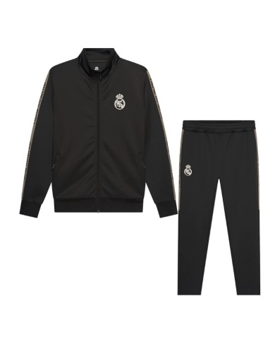 Tuta da Allenamento Real Madrid 25/26 Junio Kids Traspirante Nera RM2CHP27P