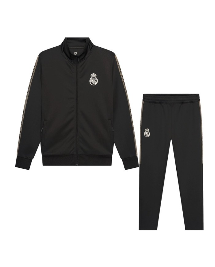 Tuta da Allenamento Real Madrid 25/26 Junio Kids Traspirante Nera RM2CHP27P