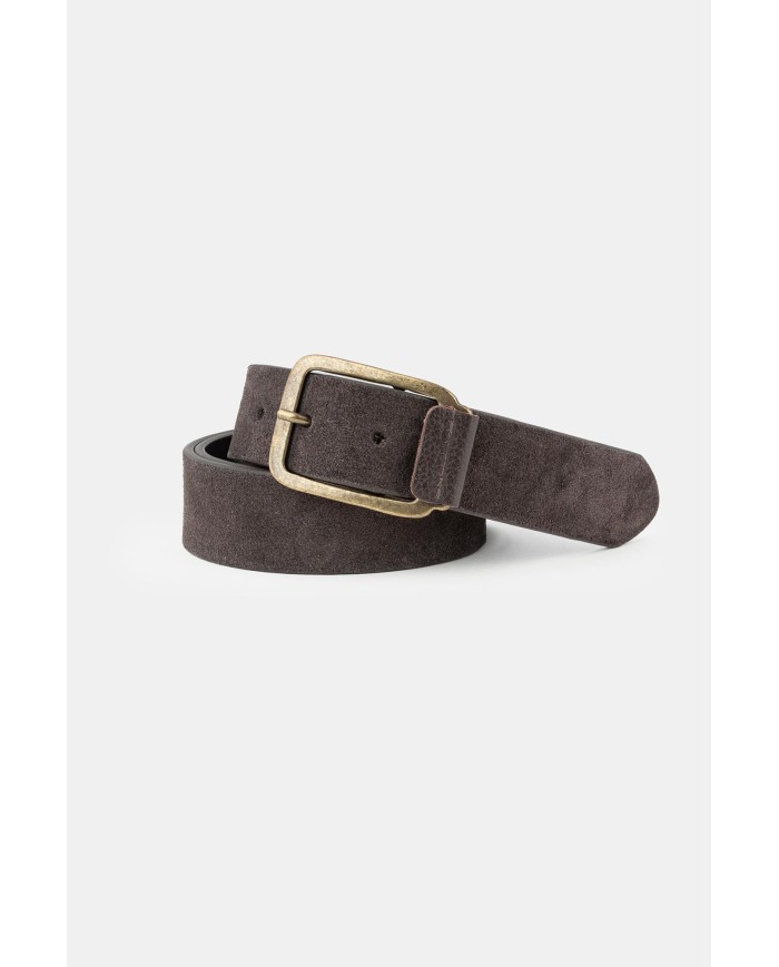 CINTURA REGOLABILE IN PELLE SCAMOSCIATA