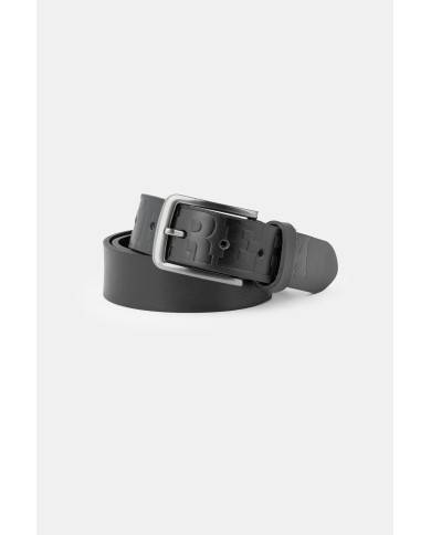 CINTURA REGOLABILE IN PELLE CON LOGO IMPRESSO