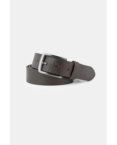 CINTURA REGOLABILE IN PELLE CON LOGO IMPRESSO