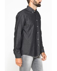 CAMICIA MODELLO CLASSICO IN DENIM LEGGERO DA 7 oz.