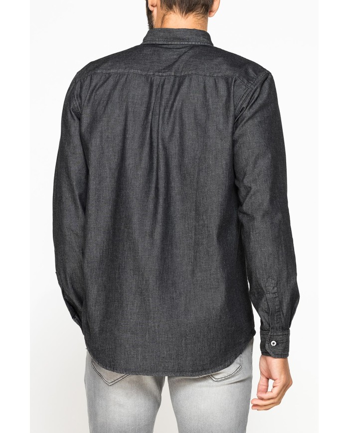 CAMICIA MODELLO CLASSICO IN DENIM LEGGERO DA 7 oz.