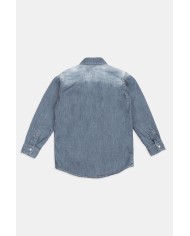 CAMICIA MANICA LUNGA IN JEANS LEGGERO