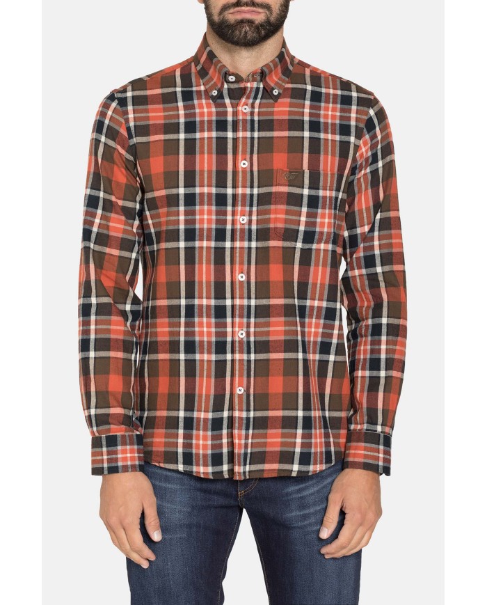 CAMICIA FLANELLA FANTASIA TINTO FILO