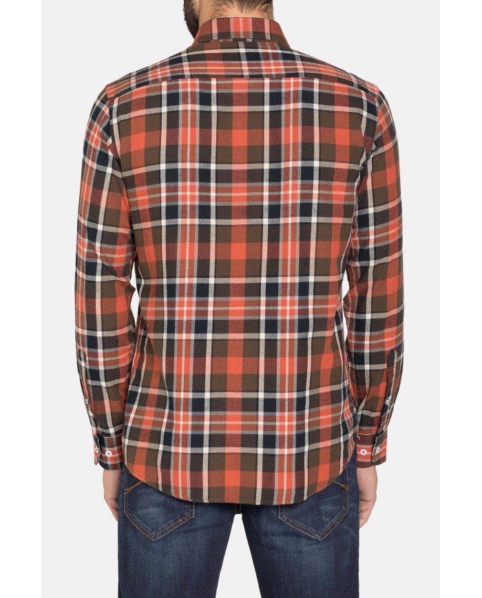 CAMICIA FLANELLA FANTASIA TINTO FILO