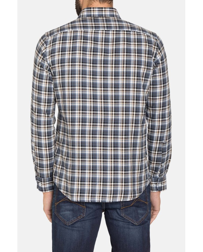 CAMICIA FLANELLA FANTASIA TINTO FILO