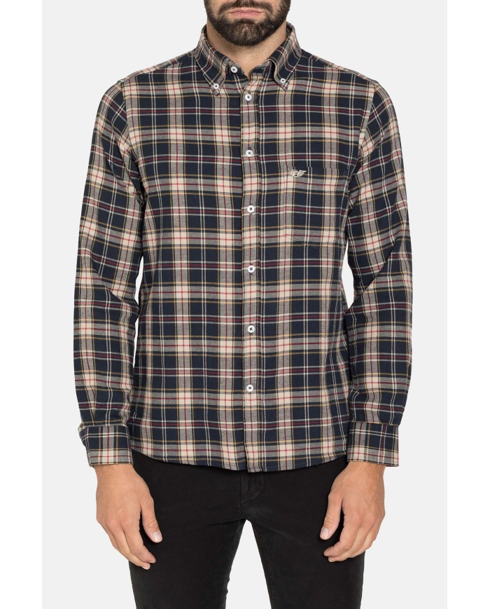 CAMICIA FLANELLA FANTASIA TINTO FILO