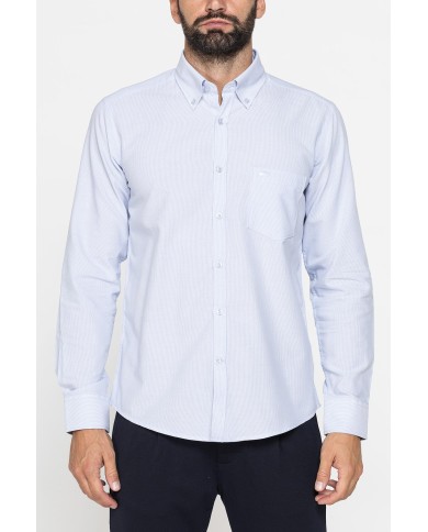 CAMICIA IN TESSUTO RICICLATO