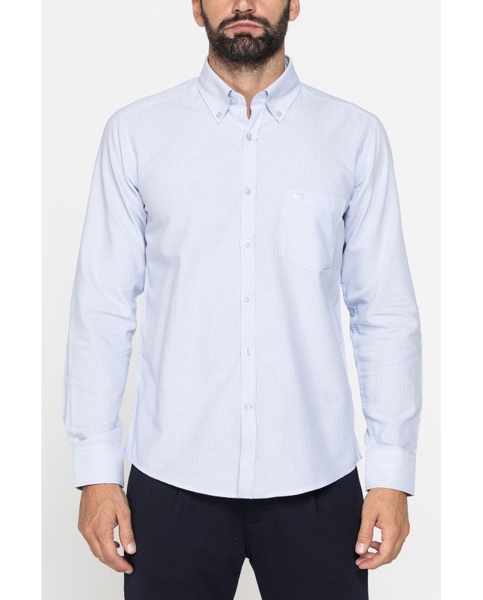 CAMICIA IN TESSUTO RICICLATO