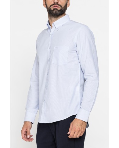 CAMICIA IN TESSUTO RICICLATO